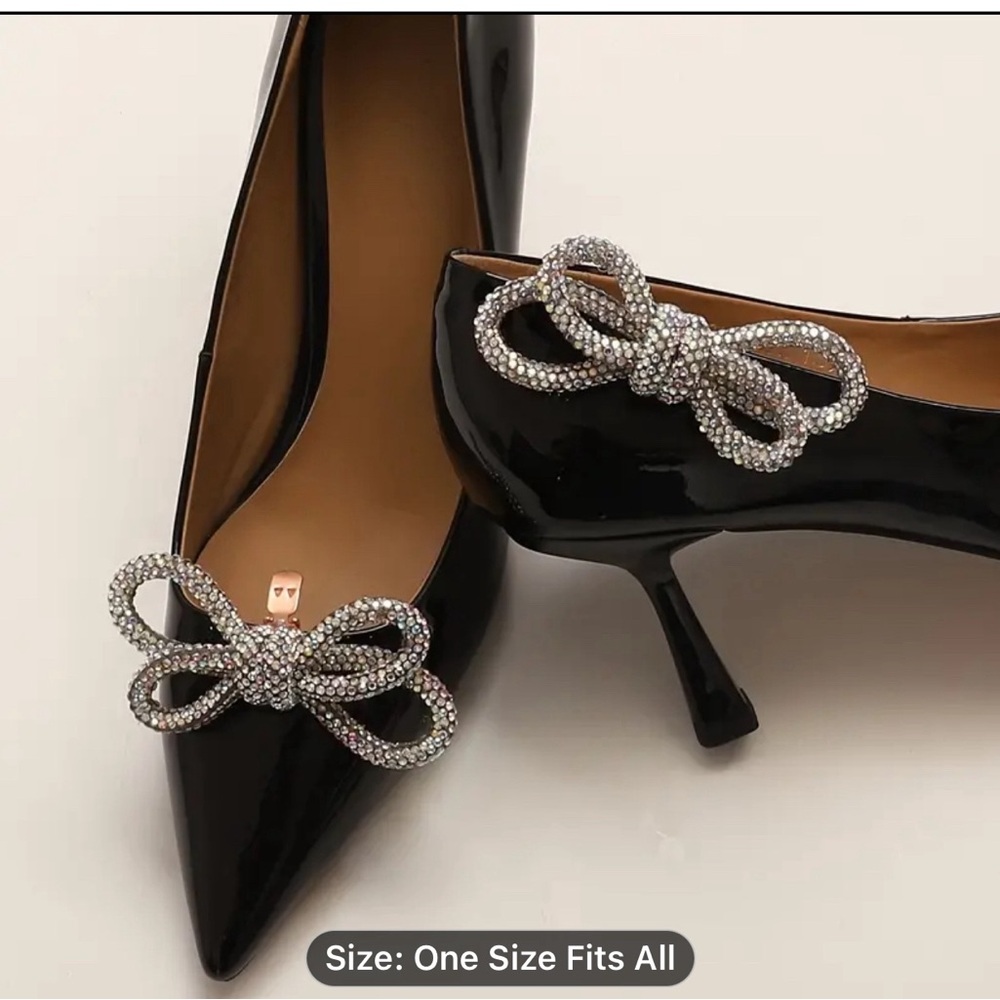 Elegant Rhinestone Shoe Clip